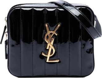Saint Laurent Pre-owned Vicky Belt Bag - Dames - Vintage Schoudertas - Zwart - ONE Size - Leer - Vintage