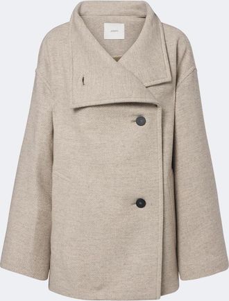 Joseph Isaia wool-blend peacoat