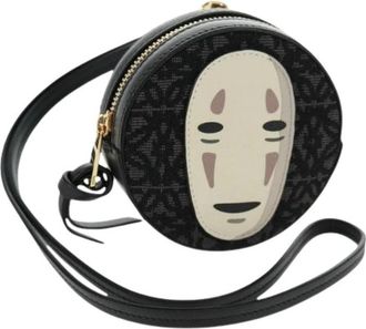 Loewe Pre-owned Leren Crossbody Tas - Dames - Vintage Schoudertas - Zwart - ONE Size - Leer - Vintage