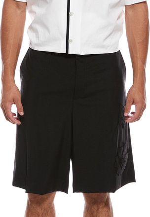 Valentino Wool & Mohair-Blend Bermuda Short