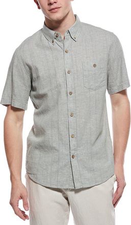 Weatherproof Vintage Weatherproof Vintage Linen-Blend Vertical Dobby Shirt