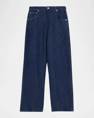 TWP Blue Jean Baby in Cotton-Linen Denim