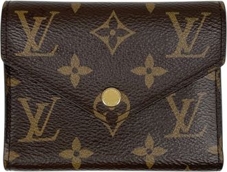 Louis Vuitton Brown Monogram Wallet (Tri-Fold) (Pre-Owned)