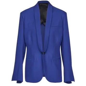 Ferragamo Ferragamo Silk Shantung Twin Button Blazer