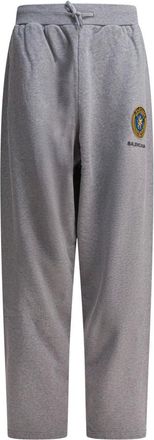 Balenciaga Broeken, Heren, Grijs, M, Katoen, Stijlvolle Grijze Joggingbroek Aw 25