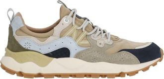 Flower Mountain Beige Yamano 3 Suede Inserts Sneakers