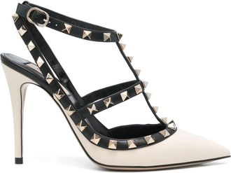 Valentino Garavani Pumps Rockstud 100mm - Toni neutri