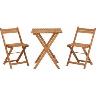 OEM Muebles De Jard&iacute;n Madera 3 Piezas 3619996018769 S7185852 Bigbuy Garden