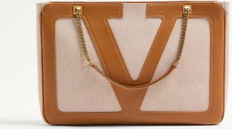 Valentino Garavani Valentino Garavani Viva Superstar Medium Canvas Shopping Bag Wo
