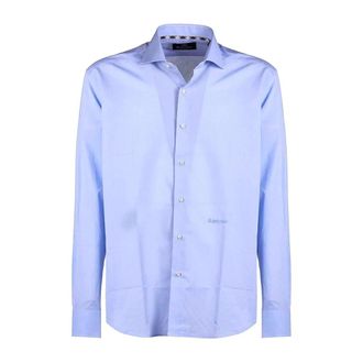 Aquascutum Formal Shirts, male, Blue, Size: 2XL Iconic Shirt