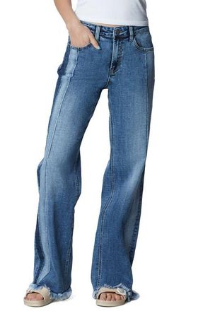 Wash Lab Denim Wash Lab Blessed Relaxed Fit Jeans in Faded Blue Dark at Nordstrom, Size 25