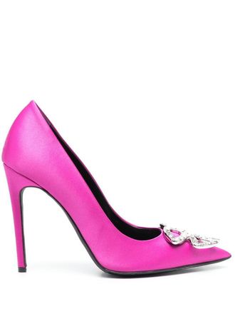 Pinko Pumps verfraaid met kristallen - Roze