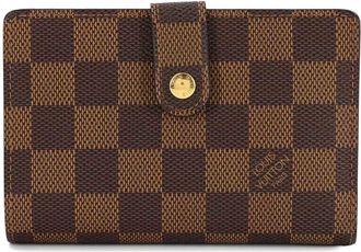 Louis Vuitton Damier Canvas Ebene Damier Canvas Wallet (Bi-Fold) (Pre-Owned)