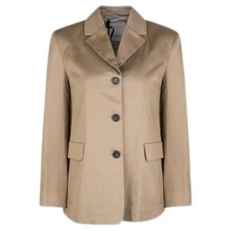 Max Mara Dames, Jassen, Bruin, Maat: XS