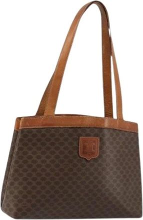 Celine Pre-owned Shoulder Bags, female, Brown, Size: ONE SIZE Pre-owned Vintage Tote Bag
