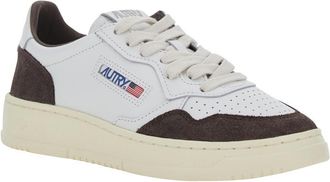 Autry Womens Low Top Sneakers Medalist White Suede Trainers