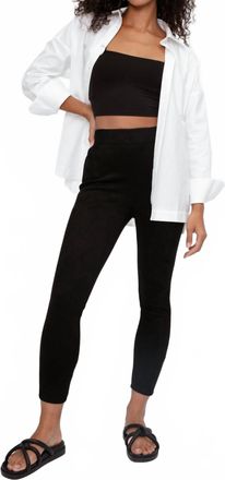 L'agence Nini High Rise Crop Pant In Black