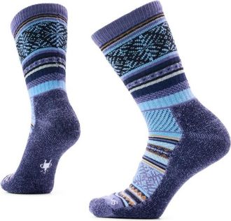 Smartwool Everyday Cozy Fair Isle Sweater Crew Socks Multifunktionssocken f&uuml;r Damen | blau