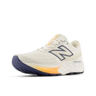 New Balance Womens Fresh Foam 520 V9 Running Shoe, Sea Salt/Linen/Hot Mango, 6 UK