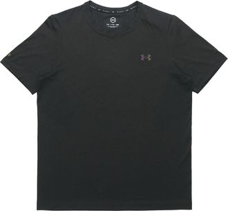 Under Armour Mens Under Armour Rush Seamless Casual Sports Breathable Short Sleeve Black 1361130-001