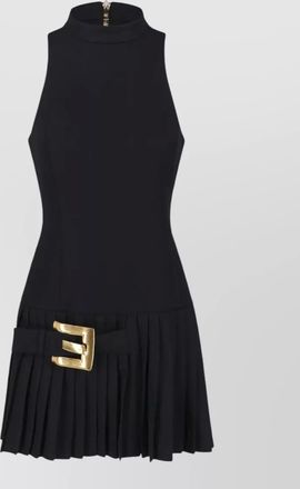 Balmain wool knee-length mini dress