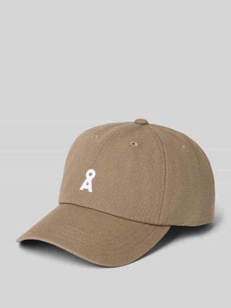 Armedangels Basecap aus reiner Bio-Baumwolle Modell YENAAS in Mittelbraun, Gr&ouml;&szlig;e 1