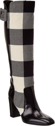 Roger Vivier Leather Knee-High Boot