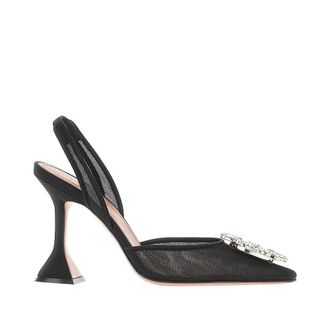 Amina Muaddi Begum Sling mesh slingback pumps Woman 37