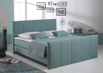 HOME AFFAIRE Boxspringbett »Portland« in 3 Breiten, 3 Matratzenarten und 2 Härtegraden, incl. Topper