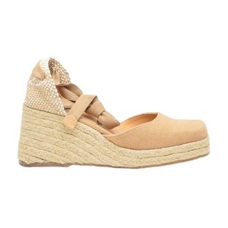 Castaner Schoenen, Dames, Beige, 40 EU, Leer, Espadrilles van leer