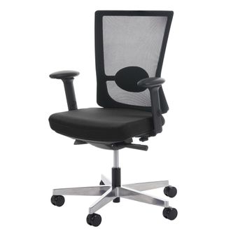 Hhg Hhg - Silla De Oficina Merryfair Forte, Silla De Escritorio, Funci&oacute;n Deslizante Ergon&oacute;mica, Negro