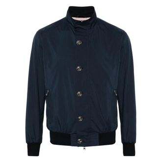 Barba Bomber Jackets, male, Blue, 3XL, Lowa bomber jacket