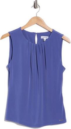 Calvin Klein Pleat Front Tank in Future Dusk at Nordstrom Rack, Size X-Large