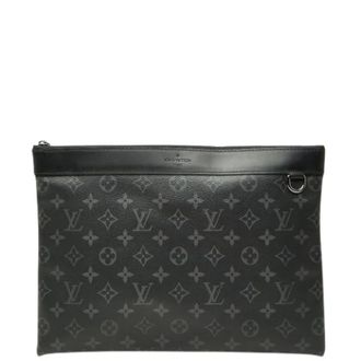 Louis Vuitton Pre-owned Pochette - Heren - Pre-owned - Zwart - Maat: ONE Size Zijde