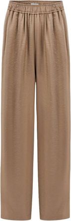 Knit-ted Dames, Broeken, Bruin, Maat: S Viscose