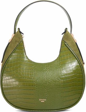 Dune London Womens Accessories Dedicated - Scoop Shoulder Bag - Green - One Size