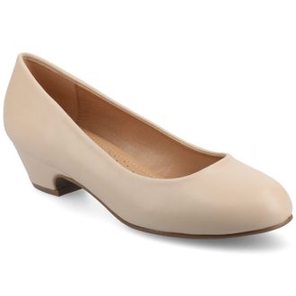 Journee Collection Women & apos;s Comfort Saar Medium and Wide Width Pumps