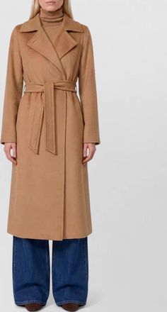 Max Mara camel hair belted coat