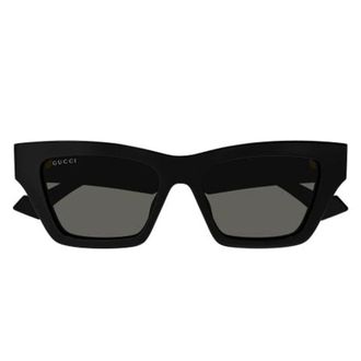Gucci Sunglasses, unisex, Black, Size: 53 MM Cat-eye Sunglasses