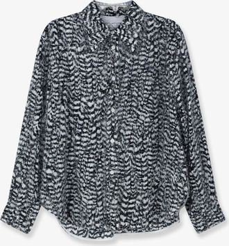 Bottega Veneta Camicia in viscosa bicolore con lavorazione fil coup&eacute; - BOTTEGA VENETA - gender_Woman