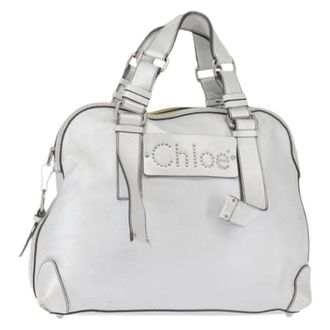 Chlo&eacute; Pre-owned Handbags, female, Gray, Size: ONE SIZE Pre-owned Hand Bag