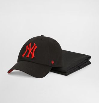 Dolce & Gabbana X 47 New York Yankees Drill Balaclava - Man Hats And Gloves Black Onesize