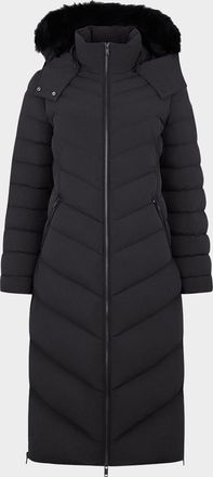 Moose Knuckles Cooper Lake Parka with Detachable Hood and Shearling Trim