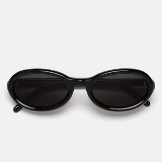 Retro Superfuture Sunglasses Cherry Black 05 H Black/Black Unisex