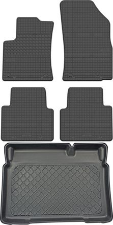 OEM Opel Crossland X Suv Desde Junio De 2017. Juego De Alfombrillas De Goma Para Coche + Alfombrilla Para Maletero
