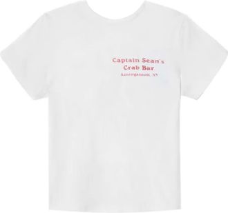 Re/Done T-shirt con stampa - Bianco