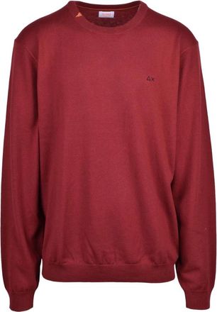 Sun 68 Jersey de cuello redondo - Knitwear - Hombre - Rojo - S