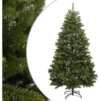 vidaXL &Aacute;rbol De Navidad Artificial Con Bisagras Y Soporte Verde 240 Cm Vidaxl