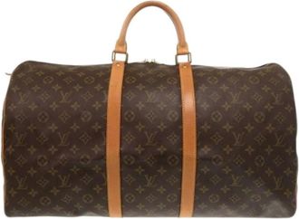 Louis Vuitton Pre-owned Weekend Bags, male, Brown, Size: ONE SIZE Pre-owned Vintage Boston Bag