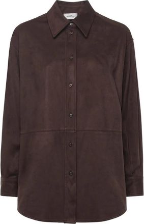ottod'Ame Bruine Shirt voor Vrouwen - Dames - Overhemden - Bruin - M - Overhemden